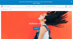 Desktop Screenshot of aanmelden.noordhoff.nl